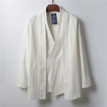 Китайски стил, спално бельо, мъжки жилетки Hanfu, блузи, ризи Zea Tea, кунг-фу, японски якета-кимоно, палта, халати, източна модни дрехи