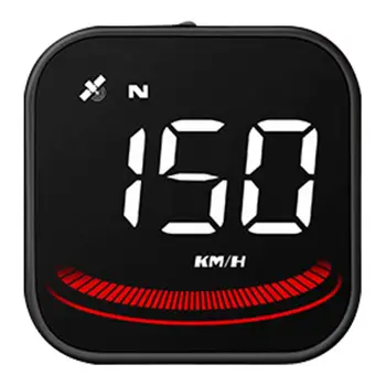 Измерване на скоростта За Кола Централен Дисплей Автомобилен Универсален HUD Камион, GPS за измерване на Скоростта 2x2x0,5 инча G4 Цифров Дисплей Пробег на Автомобила