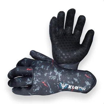 3 мм неопренови ръкавици за гмуркане, камуфляжные ръкавици за подводен лов, риболов, защитени от ухапване, нескользящие ръкавици за гмуркане, сърф, каяк