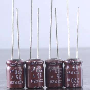 40шт капачки за электролитических кондензатори NCC Nippon Chemi-Con KZH 220mfd 35 220 ICF