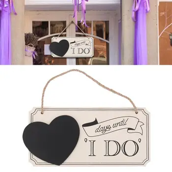 Сватбени табели, аксесоари за врати знак на Новия дизайн, знаци за Деня на Свети Валентин, дървена врата табела, рамка, която да закачалка за офис