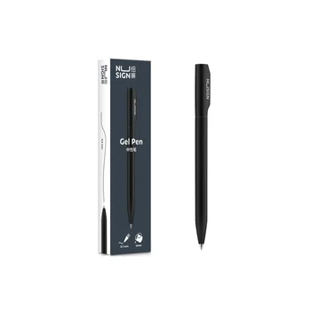 1 бр. Гел химикалки DELI NS552 с черно мастило 0,5 мм, за да проверите за ученици, канцеларски материали
