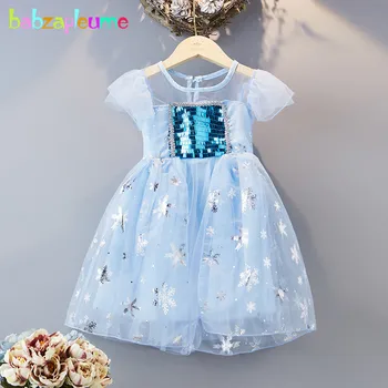 От 2 до 6 години/ Детски Летни Стилни Тоалети, Модни Детски рокли За Момичета, Дантелено Сладка Бебешка рокля-пакетче с къс ръкав, Бебешка рокля на Принцеса BC1867-1