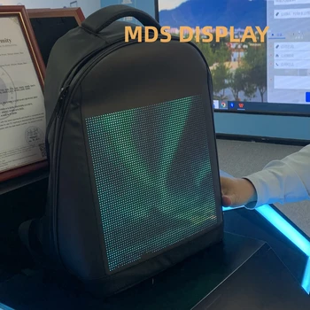 MDS Пълноцветно управление на приложението, led спортни сакове, рекламни led раница, динамичен led дисплей, 3D раница, интелигентен led раница