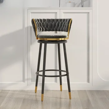 Характеристика на Модерни бар столове, Скандинавски стол за дневна Улични луксозни бар столове кухненски Дизайн Висока мебели Barkrukken SR50BC