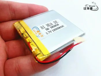 Li-Po 3,7 В 1800 ма 505050 Литиево-полимерна Li-Po литиево-йонна батерия за Mp3 MP4, MP5 GPS