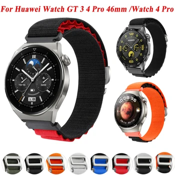 22 мм и Каишка За Часовник Huawei GT 3 Pro 46 мм/GT2/3 SE/Pro/GT 2 3 4 46 мм Найлонов Спортен гривна Гривна Watch 4 Pro Каишка За часовник correa