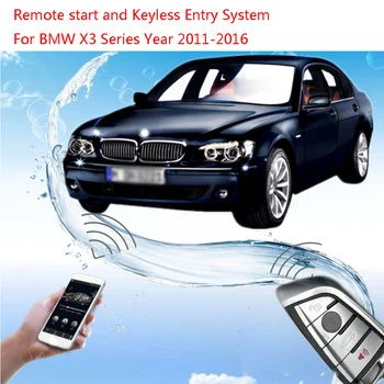 PLUSOBD Автосигнализация GPS Проследяване На Двигателя Система за Дистанционно Стартиране на Спиране на GSM Смартфон Приложение за Управление За BMW X3 F25 X4 F26 Без резитба тел
