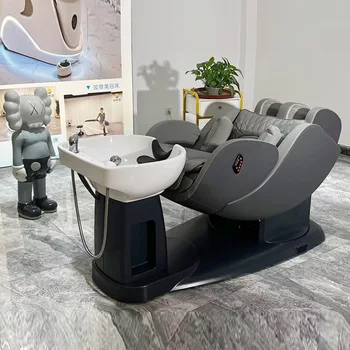 Стол за бръснене С Шампоан Lava Heads Massage Стол За Измиване на Коса Мивка Спа център За възрастни Sedia Per Shampoo Salon Furniture CY50XT