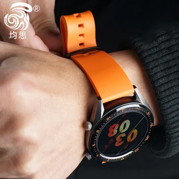 Интелигентна спортна каишка от тефлон за Huawei watch GT2 каишка watch 3pro силиконов каучук glory Magic2 22 мм за мъже и жени